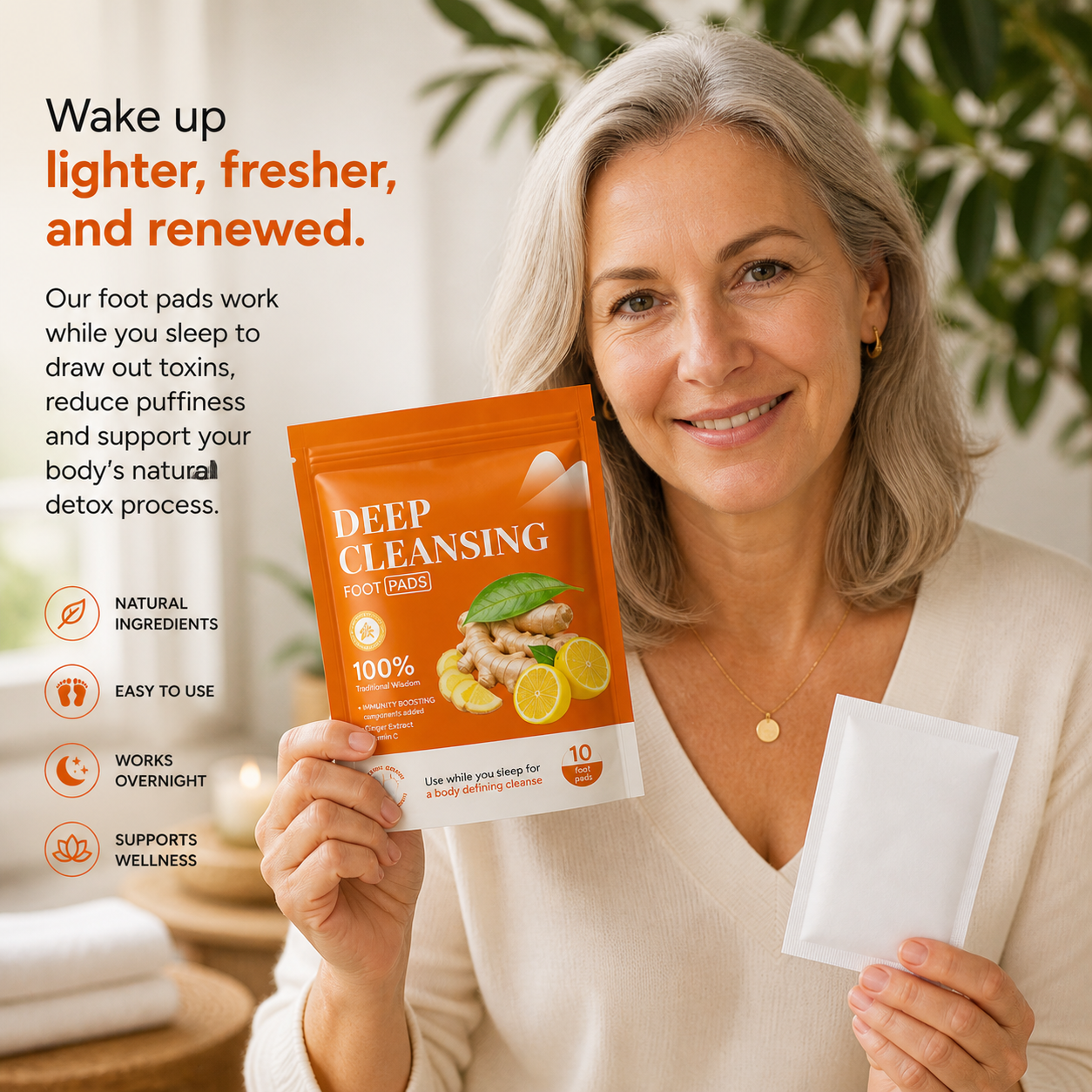 Wake up without Brain Fog or Fatigue with Blettea™ Energy & Clarity Reset Patch